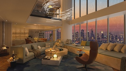 唯美治愈雨夜城市房间