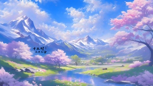 唯美桃花谷