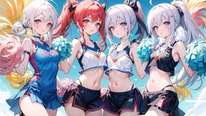 啦啦队少女