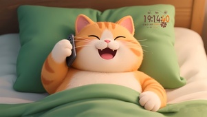 晚安 橘猫