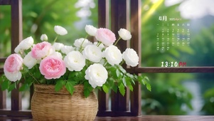 窗台的花篮