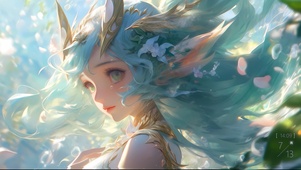 蓝发精灵公主 4K