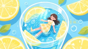 清新冰爽柠檬