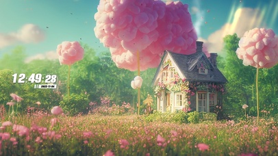 唯美治愈房屋景色