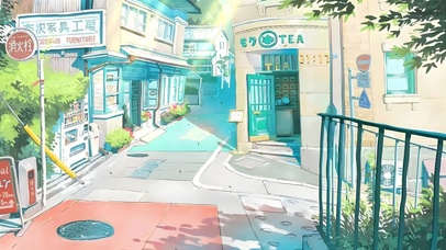 唯美治愈乡村城市街道