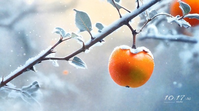 瑞雪送福好柿（事）入门