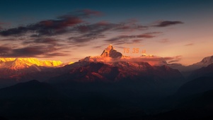 唯美夕阳黄昏落日风景