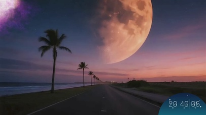 唯美星空璀璨夜空