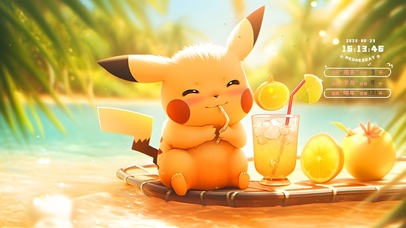 池边可爱皮卡丘