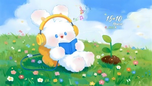 治愈云朵小兔