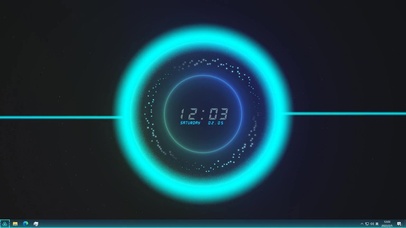 可视化粒子光圈主题