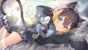 女孩和她的企鹅