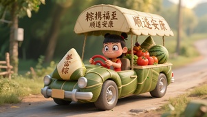 送福哪吒~粽携福至~顺遂安康！