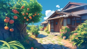 门前橘子树