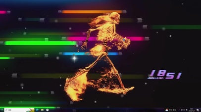 火焰骷髅—【主题桌面】