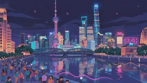 像素城市打卡——上海