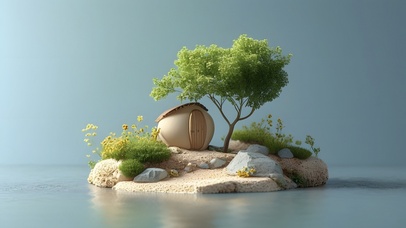 简约小清新创意设计护眼壁纸06