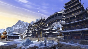 剑网3  落雪纷飞独人醉