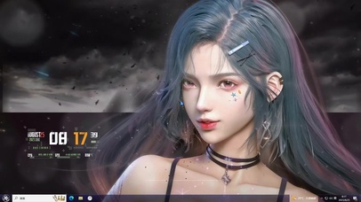 暗黑少女—【主题桌面】