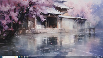 古居听樱-桌面主题