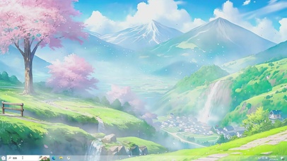 动漫AI场景护眼壁纸-桌面主题