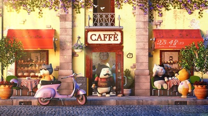 治愈可爱小熊咖啡屋