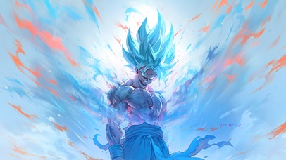 鎏金蓝发赛亚人