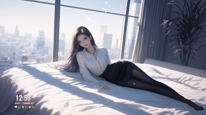 清新宁静，又带着无法言说深邃