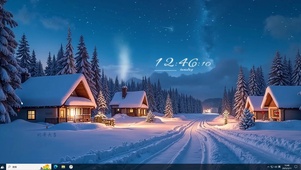 雪夜（带鱼屏）