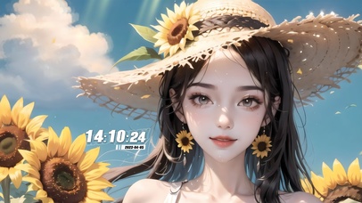 4k元气向日葵少女