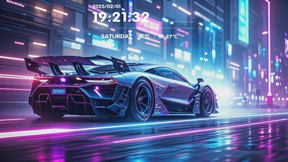 未来科幻主义超级跑车