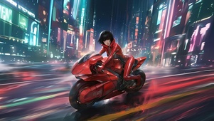 机车美女