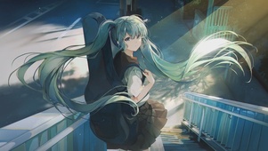 [初音]木漏れ日の中で 