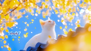 房顶猫咪
