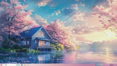 海边小屋-桌面主题