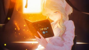 治愈动漫微光美少女