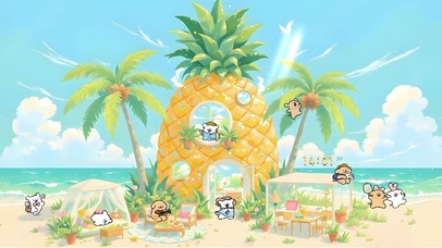 悠闲菠萝岛小狗