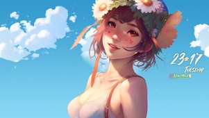 花环 清纯女孩