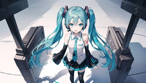 双马尾女孩