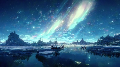 4K唯美治愈梦幻浪漫极光星空