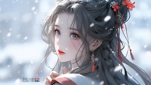 雪中佳人