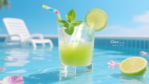 夏日柠檬汽水