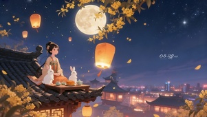 中秋赏月