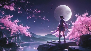 樱树下