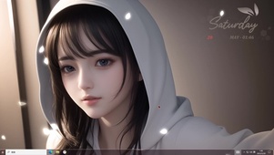 4k兜帽美少女