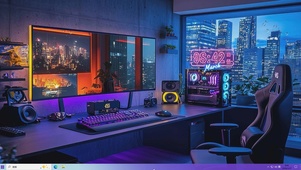 科幻房间桌面主题