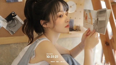 甜美可爱的邻家女孩