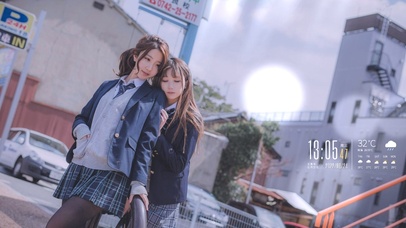 清纯JK制服姐妹花