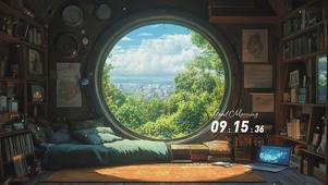 护眼绿景