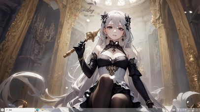 4k白毛黑丝女仆美少女纯欲风